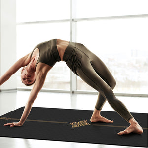 183X68cm 6mm Suede TPE Yoga Mat