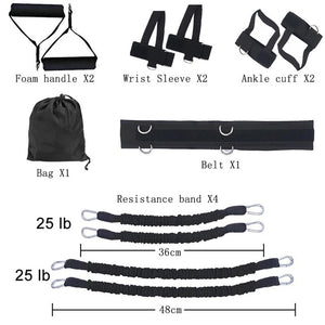 Sports Fitness Resistance Bands Set